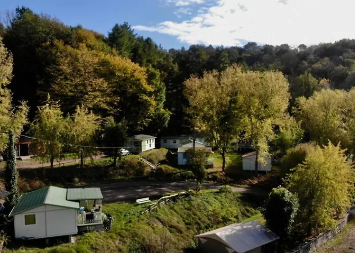 Camping Roulotte Avec Terrasse - 4 Pers. - Api-1-52-1589 *